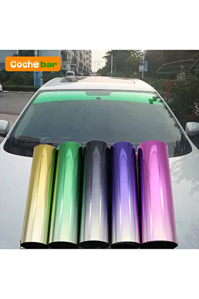 Choice1 واقي شمسي للسيارة، أسود تدريجيًا، 20×100 سم، واقي للزجاج الأمامي، فيل...