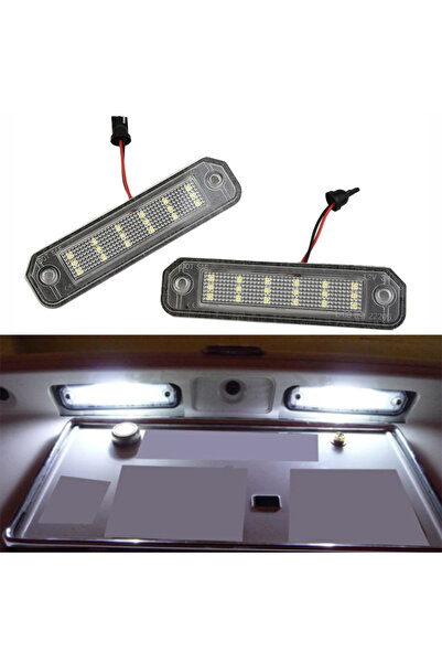 Choice قطعتان من مصابيح لوحة الترخيص LED بيضاء اللون لسيارات سيفيك EJ EK EM E...