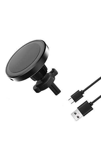 Choice1 VIKEFON Black with cable Car Magnetic Air Vent Phone Holder Wireless ...