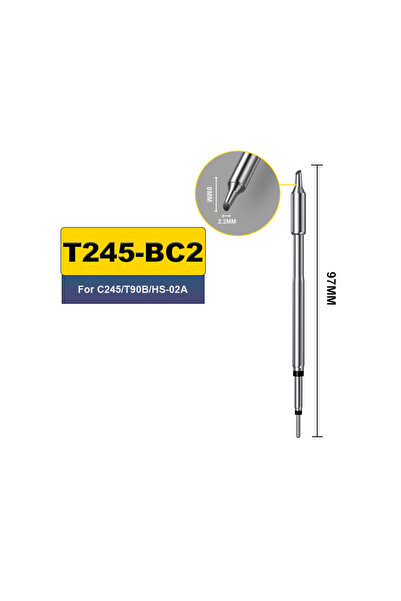 Choice8 مكواة لحام أنسكي فائقة الدقة T245-BC2، رأس لحام T210/T245 اختياري لرؤ...