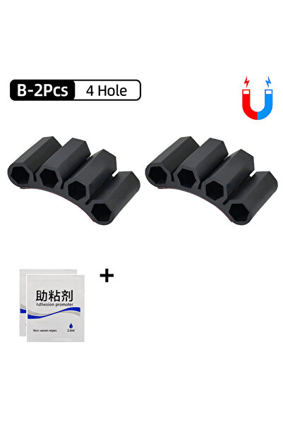 Choice3 حامل لقم مغناطيسي B-2 قطع، حامل لقم مفك براغي بفتحات 3/4 بوصة، حامل ل...