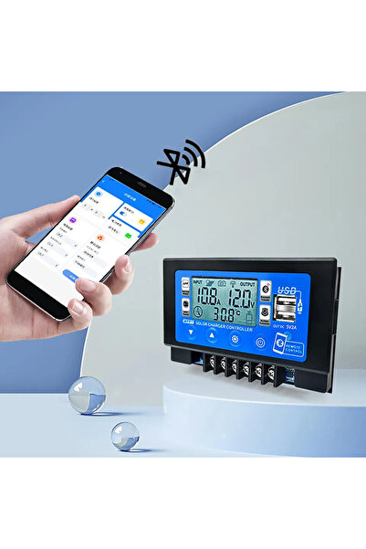 Choice3 30A Blue bluetooth 12V/24V Embedded MPPT Solar Controller 30A 60A blu...