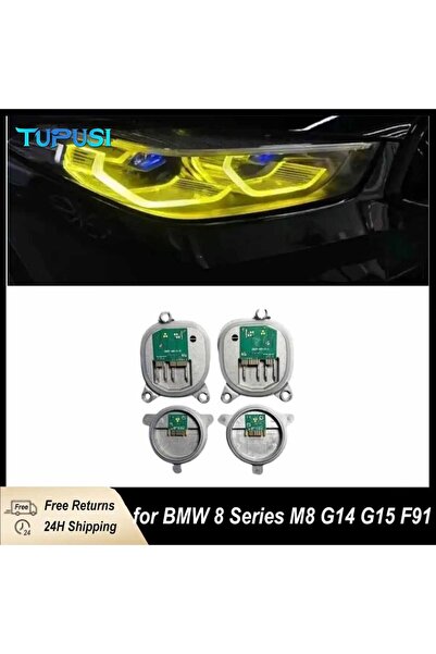 Choice1 Yellow EU Version Yellow Angel Eye DRL Modules 63119498647 For BMW 8 ...
