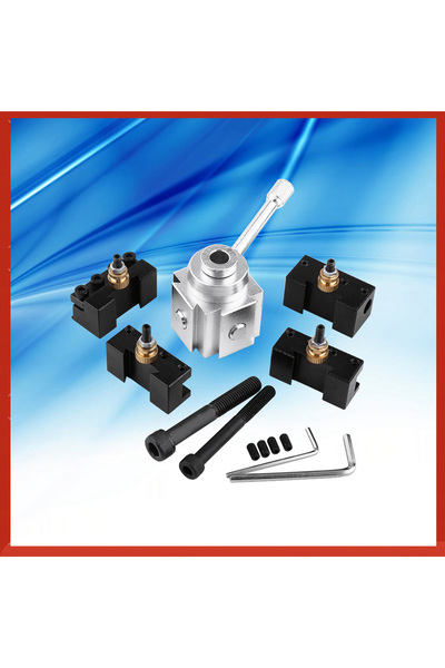 Choice مجموعة حامل عمود أداة المخرطة المصنوعة من سبائك الألومنيوم سريعة التغي...