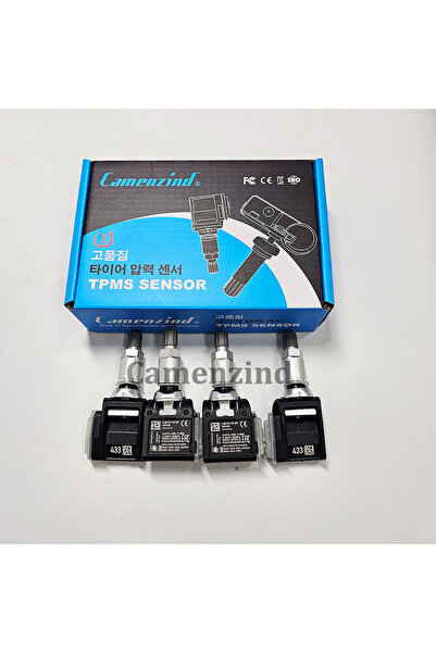 Choice 4 قطع، تغليف جيد، 4 قطع من حساسات ضغط الإطارات (TPMS) بتردد 433 ميجاهر...