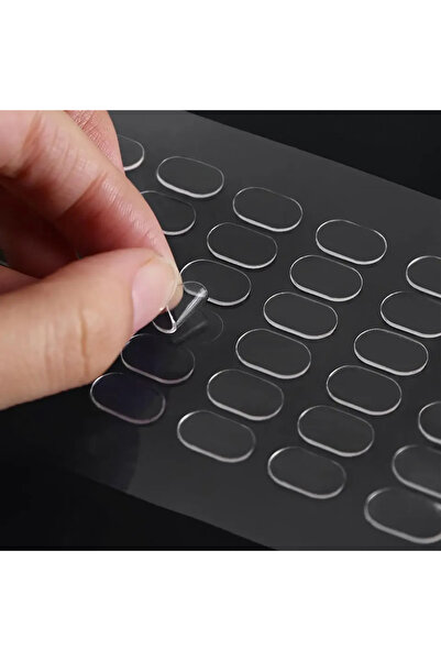 Choice1 1200 قطعة من المعجون اللاصق الشفاف ذو الوجهين، قابل للإزالة، لاصق شفا...