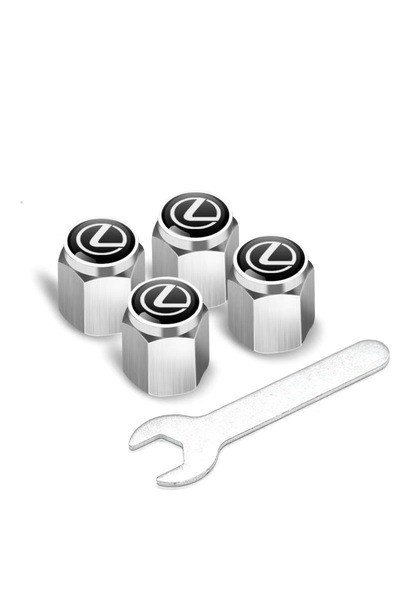 Choice مجموعة A-1 من 4 قطع من أغطية صمامات إطارات السيارات المصنوعة من سبائك ...