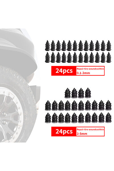 choice2 48PCS Tire Repair Nails - Self-Service Puncture Screws for Cars, Moto...