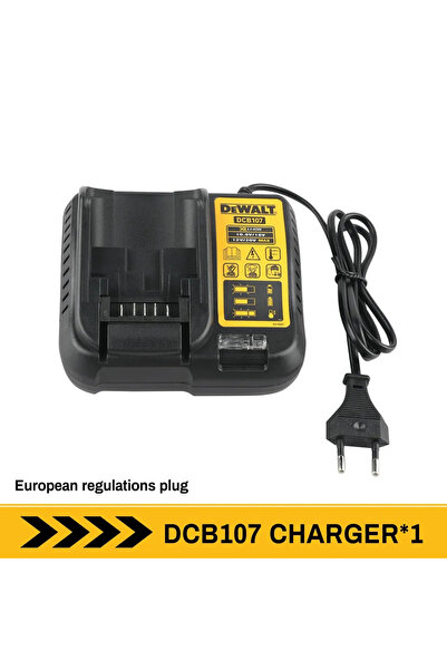 Choice شاحن بطاريات ليثيوم DEWALT DCB107 بقوة 2 أمبير، متوافق مع أجهزة الليزر...