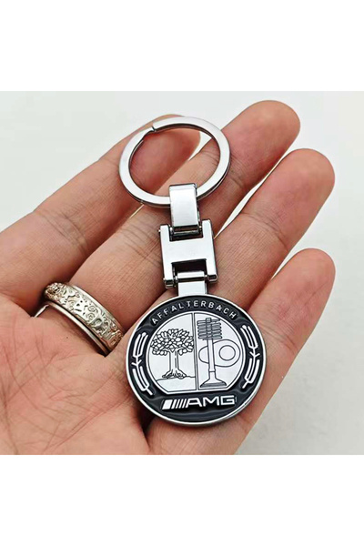 Choice Silver Tree 3D Metal Benz Badge Keychain Keyring Emblem Car Accessorie...
