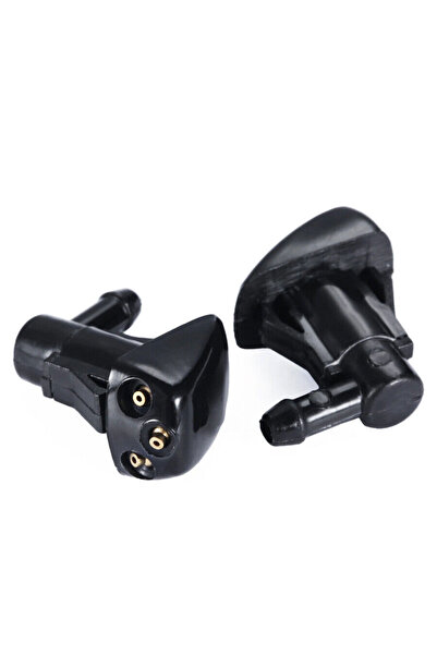 Choice قطعتان من فوهات رش مياه الزجاج الأمامي للسيارة بفتحتين لسيارات هيونداي...