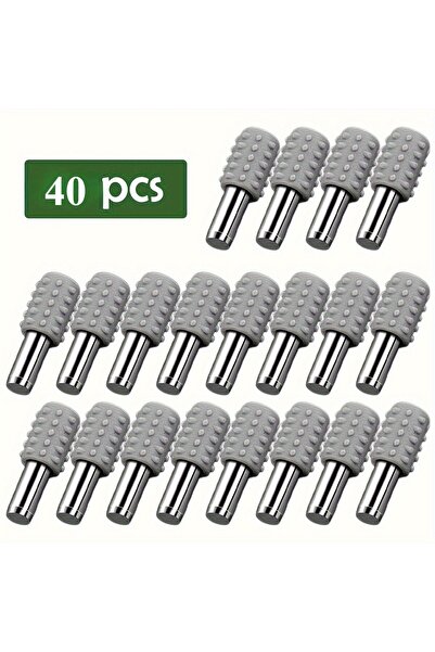 Choice 40PCS M5 Durable Plastic & Metal Shelf Support Pins with Anti-Slip Sle...