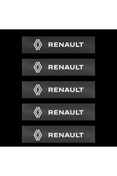 Choice1 ٥ قطع - ملصقات داخلية عشوائية لسيارات رينو، ملصقات عجلة القيادة لسيار...