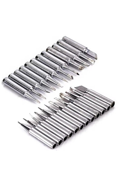 Choice مجموعة رؤوس لحام فضية مكونة من 12 قطعة، طول كل منها 33 مم، لمحطات اللح...
