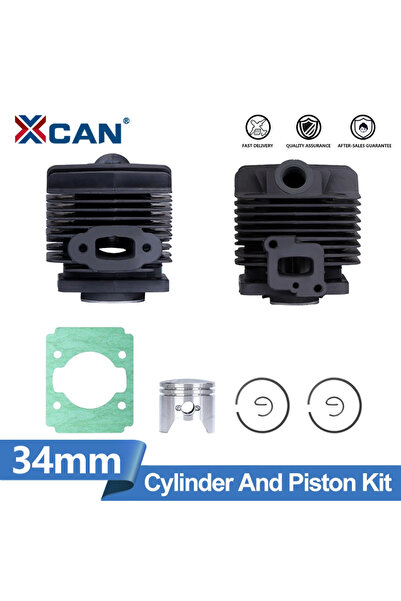 Choice طقم مكبس أسطواني XCAN بقطر 34 مم لجزازة العشب TL26/CG260 1E34F سعة 26 ...