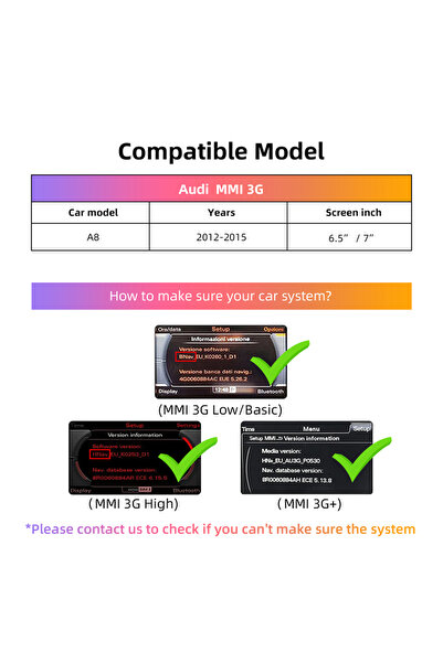 Choice جهاز فك تشفير شاشة MMI 3G من إيزونترونيكس، مُصمم خصيصًا لسيارات أودي A...
