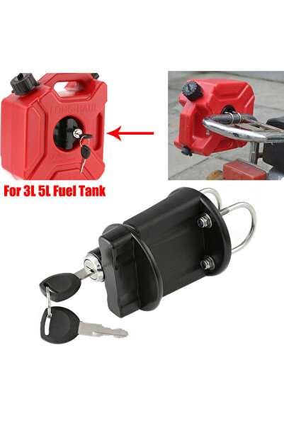Choice Car Fuel Tank Mount Lk Clamp With Key For 3L Or 5L Motorcycle Fuel Tan...