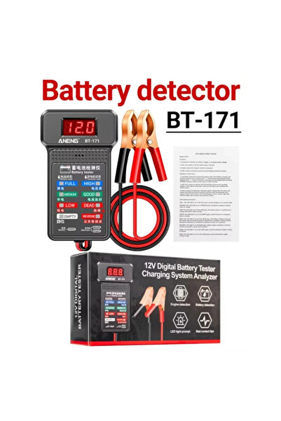 Choice جهاز فحص البطاريات متعدد الوظائف ANENG BT-171 بجهد 12 فولت، مناسب لقطا...