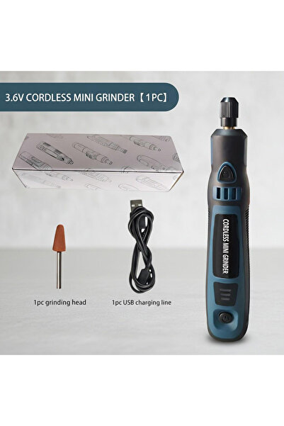 Choice1 1PC Mini USB Rechargeable Electric Mill Set Compact Engraving Tool fo...