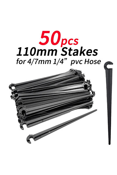 Choice7 A-50pcs 50pcs Barbed Connectors Irrigation Fittings Drip Irrigation B...