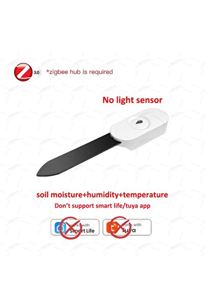 Choice1 جهاز 3 في 1 يعمل بتقنية Zigbee Z2M، وهو عبارة عن مستشعر رطوبة التربة،...