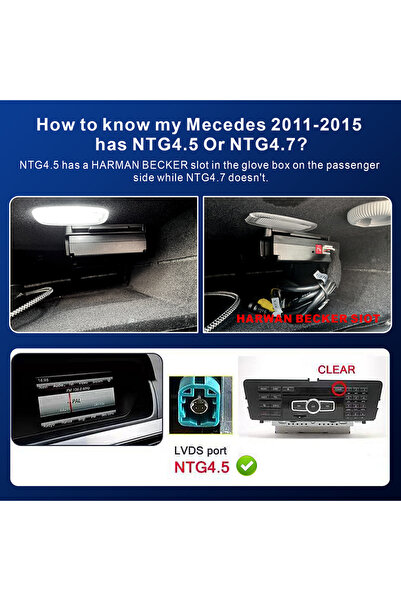 Choice نظام كاربلاي لاسلكي NTG4.5 مناسب لسيارات مرسيدس بنز NTG4.5 A B C E CLA...