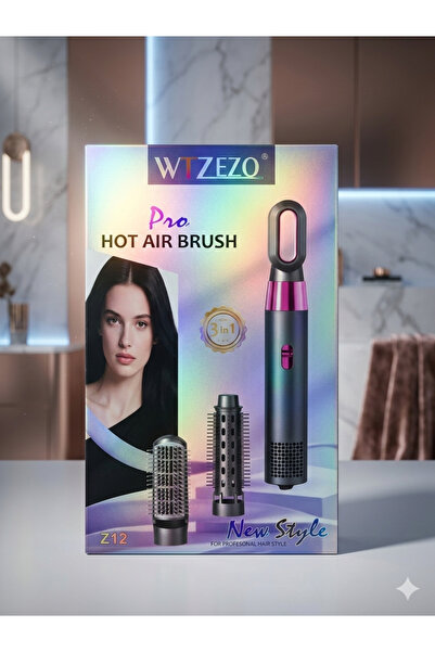 WTZEZO 3 in 1 Pro Hot Air Brush Hair Dryer Styler – Volumizing Blow Dryer Bru...