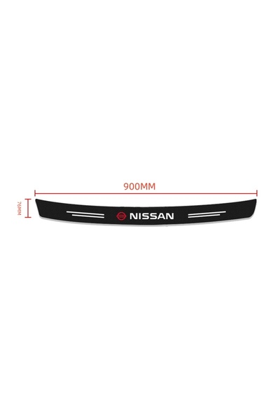 Choice 1pcs-Nissan Car trunk scratch strip, trunk protection collision strip ...
