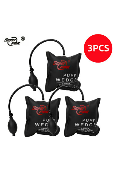 Choice3 أسود - 3 قطع من أسافين مضخة الهواء PDR، حقيبة حشو هوائية قابلة للنفخ ...
