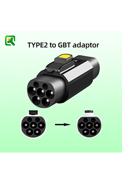 Choice محول أسود من النوع 2 إلى GB/T ثلاثي الأطوار 32 أمبير 22 كيلو واط، محول...