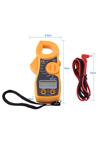 Choice YELLOW Digital Clamp Meter Multimeter Ammeter Digital Clamp Multimeter...