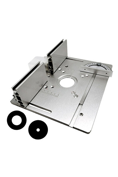 Choice لوحة إدخال طاولة التوجيه الفضية 2 في 1، لوحة قابلة للطي لطاولة النجارة...