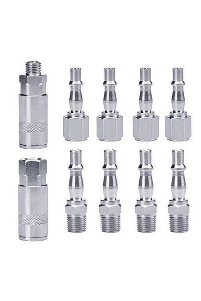 Choice 10PCS 10PCS Quick Couplings -1/4 Air Compressor Accessories Pneumatic ...