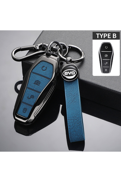 Choice7 مجموعة مفاتيح BYD-blue-B3 سونغ/تشين/يوان بلس شيل سيجول دوج ليوبارد با...