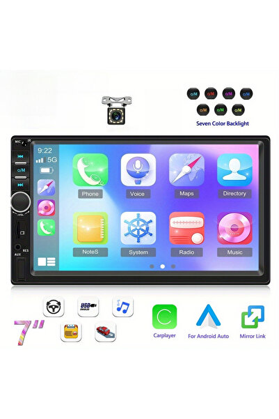 Choice 7" HD Car Stereo Radio 2Din MP5 Multimedia Player for Android Auto Mir...