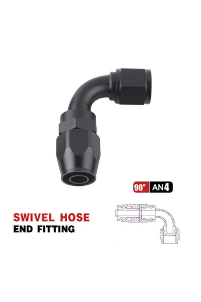 Choice7 90 degree AN4 Broyear High Quality Straight 90 Degree Aluminum AN4 6 ...