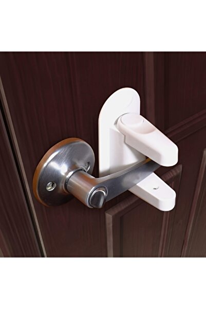 Choice قطعة واحدة من واقي فتح الباب الأمني، مقبض أمان مضاد للسرقة، سهل التركيب