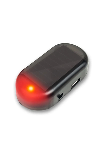 Choice ضوء تحذير صغير مضاد للسرقة للسيارات، يعمل بالطاقة الشمسية، لاسلكي، يعم...