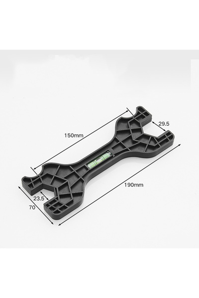 Choice Type A Dual Head Wrench Tool with Level Manual Tap Spanner Plumbing Re...