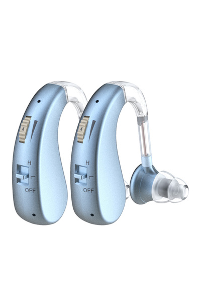 choice2 سماعات أذن زرقاء خلف الأذن، مكبرات صوت، سماعات أذن محمولة لكبار السن،...