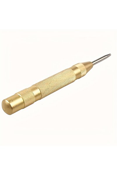 Choice مثقب مركزي أوتوماتيكي بنابض من الفولاذ الذهبي | أداة دقيقة للتعليم وبد...