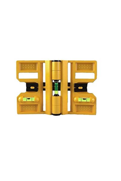 Choice ميزان تسوية قابل للطي أصفر اللون، قابل للتعديل بزاوية 270 درجة، أداة ا...