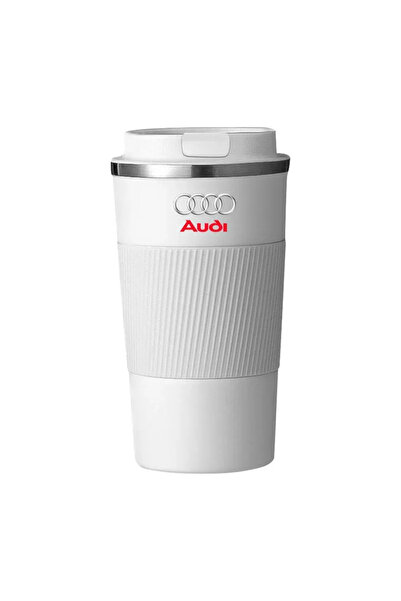 Choice4 قارورة حرارية بيضاء للسيارة، كوب قهوة، زجاجات سفر محمولة معزولة حراري...