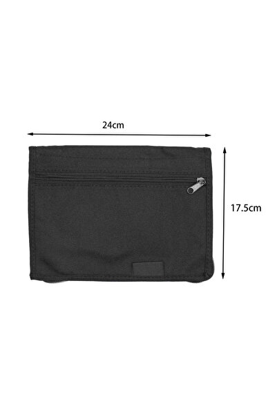 Choice منظم صندوق القفازات للسيارة باللون الأسود، متعدد الوظائف، بتصميم بسحاب...