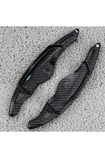 Choice4 ألياف كربونية سوداء لتمديد ذراع تغيير السرعات لعجلة قيادة هيونداي إلن...