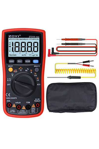 Choice 219 ZOYI 219 Digital Multimeter 19999 Counts True Rms Multimeters Tran...