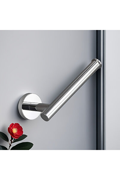 Choice حامل ورق تواليت فضي اللون، منظم، حامل تخزين جداري، ملحقات للمطبخ والحمام