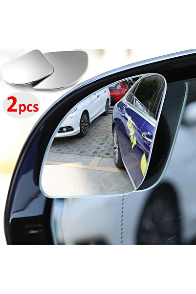 Choice1 2Pcs sector 2pcs Universal Fit Glass Car Wide-angle Blind Spot Rearvi...