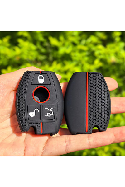 Choice 3 Buttons Fashion Silicone Car Key Case Cover Shell For Mercedes Benz ...
