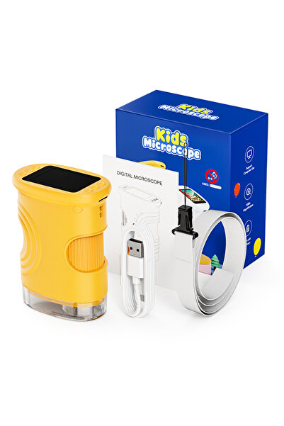 choice2 Yellow 1000X Handheld Microse for Kids 2.0" Screen Rechargeable Mini ...